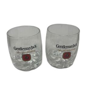Gentleman Jack Rare Tennessee Whiskey Low Ball On The Rocks Glasses - Set of 2
